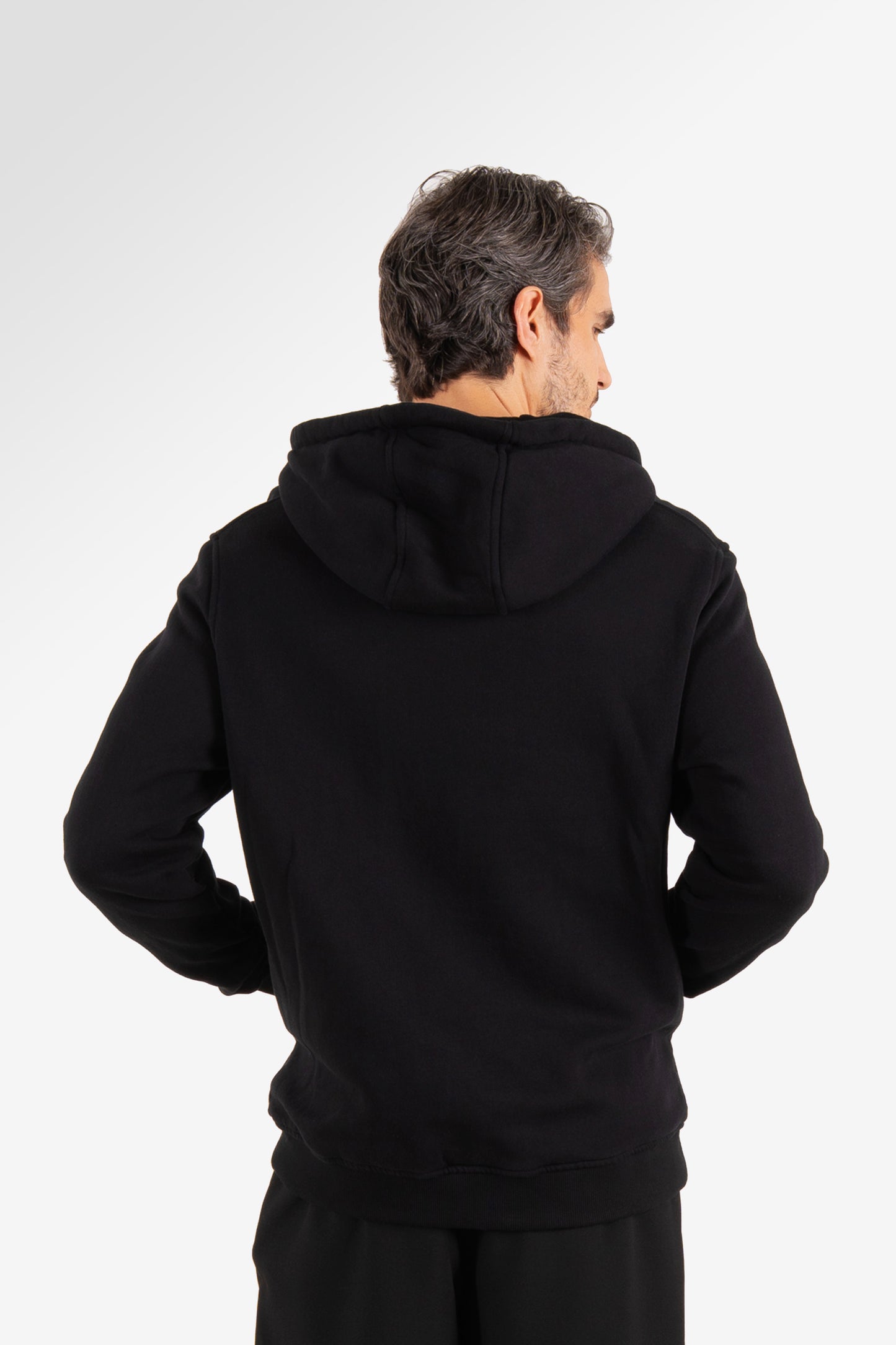 Logo Hoodie Herren Schwarz