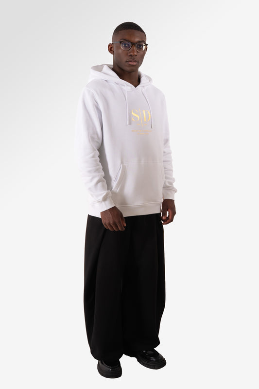 Logo Hoodie Men White