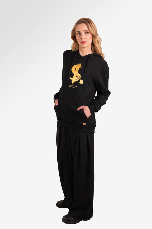 DOLLAR Hoodie Women Black