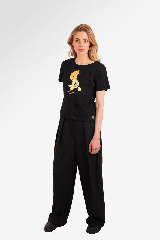 DOLLAR T-Shirt Women Black